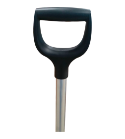 Лопата снеговая с алюм. черенком поликарбонат FACHMANN 460х430 мм 05.205