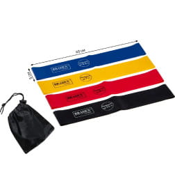 Набор из 4-х резинок для фитнеса Bradex SF 0672, нагрузка 5,5, 7, 9, 11 кг