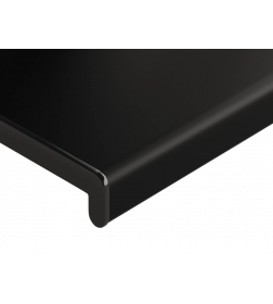 Подоконник ПВХ Кристаллит Черный бархат Clean Touch "Кристаллит" 500*20 мм