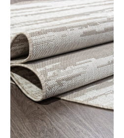 Ковры тканные KAIR S143, 1,6*2,3, OVAL, BEIGE