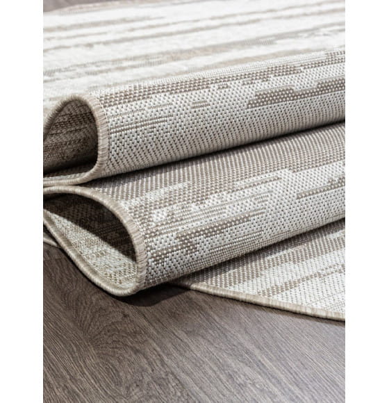 Ковры тканные KAIR S143, 1,6*2,3, OVAL, BEIGE