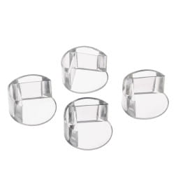 Защитные накладки на углы, круглые, набор 4 шт, силикон, Крошка Я 3483988