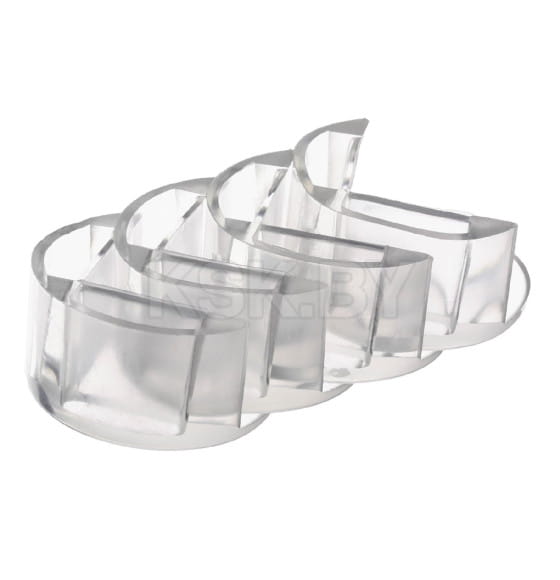 Защитные накладки на углы, круглые, набор 4 шт, силикон, Крошка Я 3483988 (3483988) 