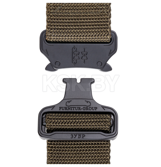 Ремень тактический FG Olive 120/45 (полиамид, оливковый) Zubr Force 100719 (100719) 