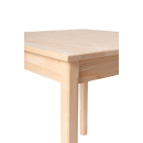 Стол обеденный неокрашенный С-01 (сосна) 750х750х750мм (С-01) 