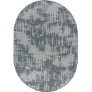 Ковры тканные KAIR S144, 1*2, OVAL, BLUE