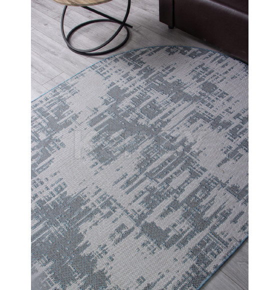 Ковры тканные KAIR S144, 1*2, OVAL, BLUE