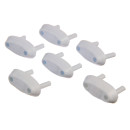 Заглушки для розеток, набор 6 шт, цвет белый 2187661 (2187661) 