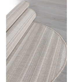 Ковры тканные KAIR S146, 0,8*1,5, Oval, BEIGE