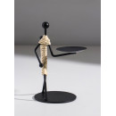 Подсвечник металл на 1 свечу "Аборигенка с ребёнком за спиной" d=6 см 10,5х8х14,5 см (10873966) 