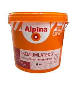 Краска в/д внутр. Alpina EXPERT Premiumlatex 3 Base 1, 10 л  (15 кг)