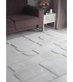 Ковер PIXEL RABBIT CARVING PX4001 1,6х2,3 м STAN, GREY / GREY