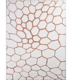 Ковер PIXEL RABBIT CARVING PX4003, 1,2х1,8 м STAN, CREAM / TERRA