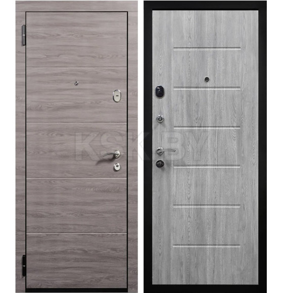 Дверь входная "Мюнхен" Дуб мадейра/Stone oak (левая) 960х2050 мм