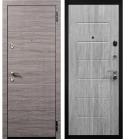 Дверь входная "Мюнхен" Дуб мадейра/Stone oak (правая) 860х2050 мм