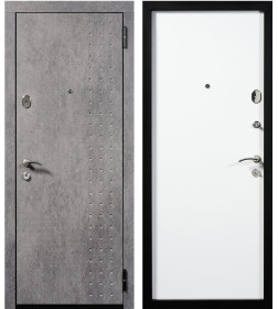 Дверь входная "Берлин" Верона графит/белый (правая) 860х2050 мм