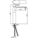 Смеситель для умывальника jaquar /OPP-BLM-15005BPM (OPP-BLM-15005BPM) 