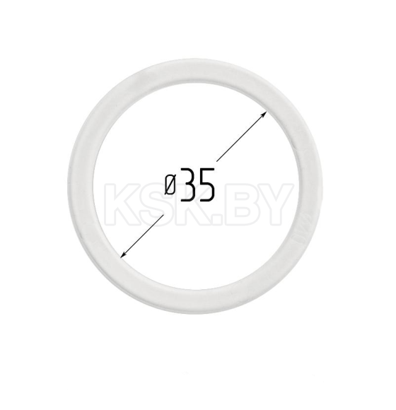 Кольцо протекторное (D-35мм) 10шт. для натяжного потолка Технопластик