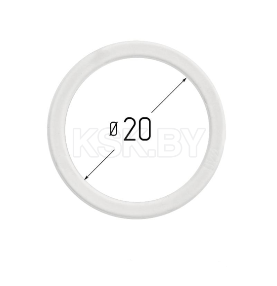 Кольцо протекторное (D-20мм) 10шт. для натяжного потолка Технопластик