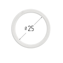 Кольцо протекторное (D-25мм) 10шт. для натяжного потолка Технопластик