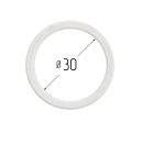 Кольцо протекторное (D-30мм) 10шт. для натяжного потолка Технопластик