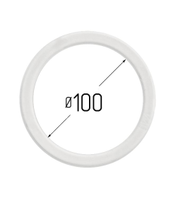 Кольцо протекторное (D-100мм) 10шт. для натяжного потолка Технопластик