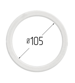 Кольцо протекторное (D-105мм) 10шт. для натяжного потолка Технопластик