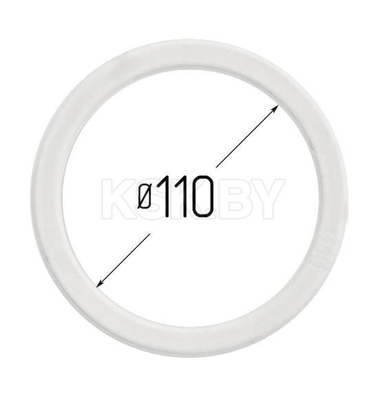 Кольцо протекторное (D-110мм) 10шт. для натяжного потолка Технопластик
