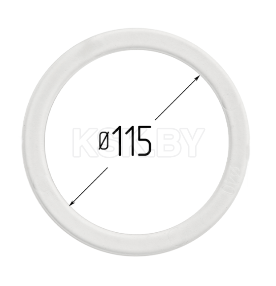 Кольцо протекторное (D-115мм) 10шт. для натяжного потолка Технопластик