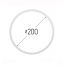 Кольцо протекторное (D-200мм) 5шт. для натяжного потолка Технопластик