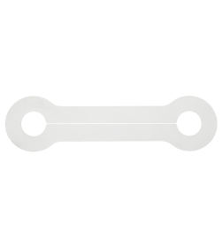 Обвод для трубы D22мм L210 белый 10шт. для натяжного потолка Технопластик