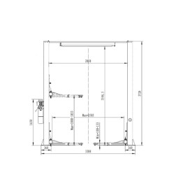 Подъемник двухстоечный 220 В Хорекс Авто HL-4.0 NV-EM 220В