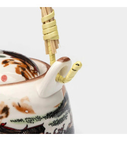 Чайник заварочный с металл ситом "Пейзаж" 600 мл