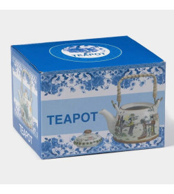 Чайник заварочный с металл ситом "Пейзаж" 600 мл