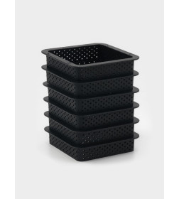 Набор перфорированных форм для выпечки 6 шт "Квадрат" 8х8х2 см