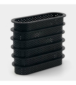 Набор перфорированных форм для выпечки 6 шт "Овал" 14,6х5,4х2 см