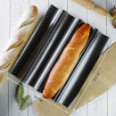 Форма для выпечки с а/п покрытием перфорированная 38х31х2,5 см "Хлеб. Багет" (3562495) 