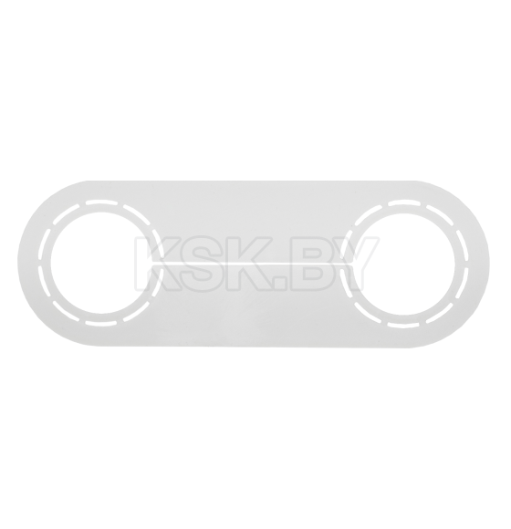 Обвод для трубы пластина 45/55мм L210 белый с замком 2шт. для натяжного потолка Технопластик