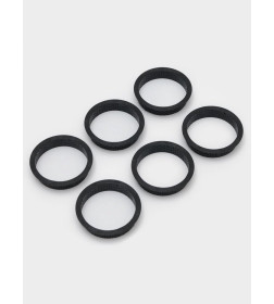 Набор перфорированных форм для выпечки 6 шт "Круг" 8х2 см