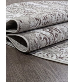 Ковер Merinos SILVER F390, 1*2, OVAL, GRAY