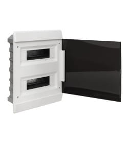 Бокс ЩРВ-П-24 модулей встраиваемый пластик, прозрачная дверца "SlimBox" IP41 EKF PROxima