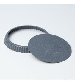 Форма для выпечки с а/п покрытием 24х3 см "Элин мрамор" со съем дном