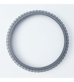 Форма для выпечки с а/п покрытием 24х3 см "Элин мрамор" со съем дном