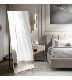 Зеркало Алмаз-Люкс 1600х600 напольное, золото