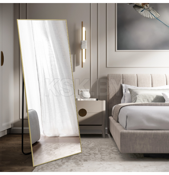 Зеркало Алмаз-Люкс 1600х600 напольное, золото (MA1nu-16060gold) 