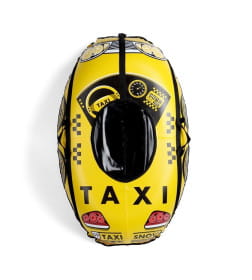 Тюбинг-ватрушка овальный МАШИНКА желтая 10964252