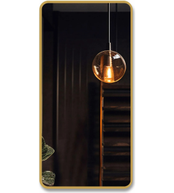 Зеркало Алмаз-Люкс Д-080 1000х500 золото