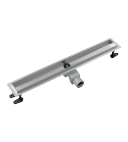 Душевой трап AQUABATH Line AB010-SS-600 7x60 нержавеющая сталь