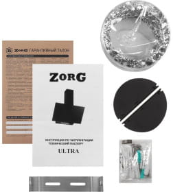 Вытяжка кухонная ZORG ULTRA 1030 60 S черная