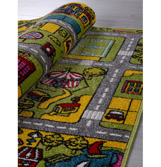 Ковры тканные ORION C024, 1,2*1,8, STAN, GREEN-GRAY